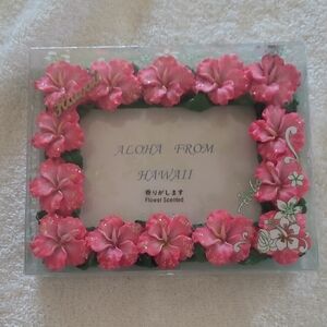 Pink Floral Picture Frame